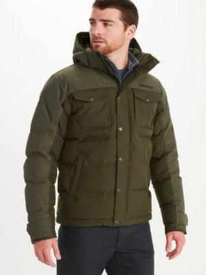 Chaquetas Marmot Fordham Hombre Verde | OYPG-53140