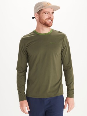 Tops Marmot Crossover Hombre Negras | JNXU-35786