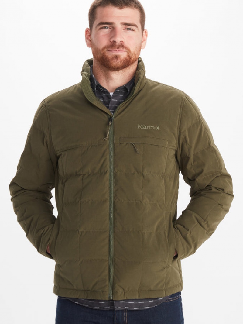 Chaquetas Marmot Burdell Hombre Verde | GQJZ-37205