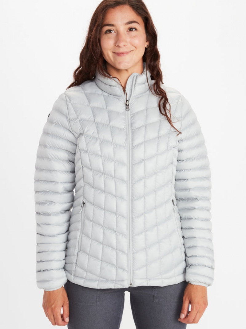 Chaquetas Marmot Featherless (CLEARANCE) Mujer Gris Claro | QGTK-64281