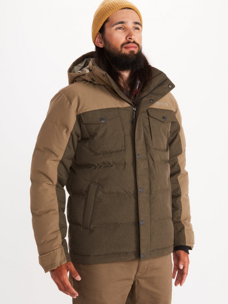 Chaquetas Marmot Fordham Hombre Verde | OYPG-53140