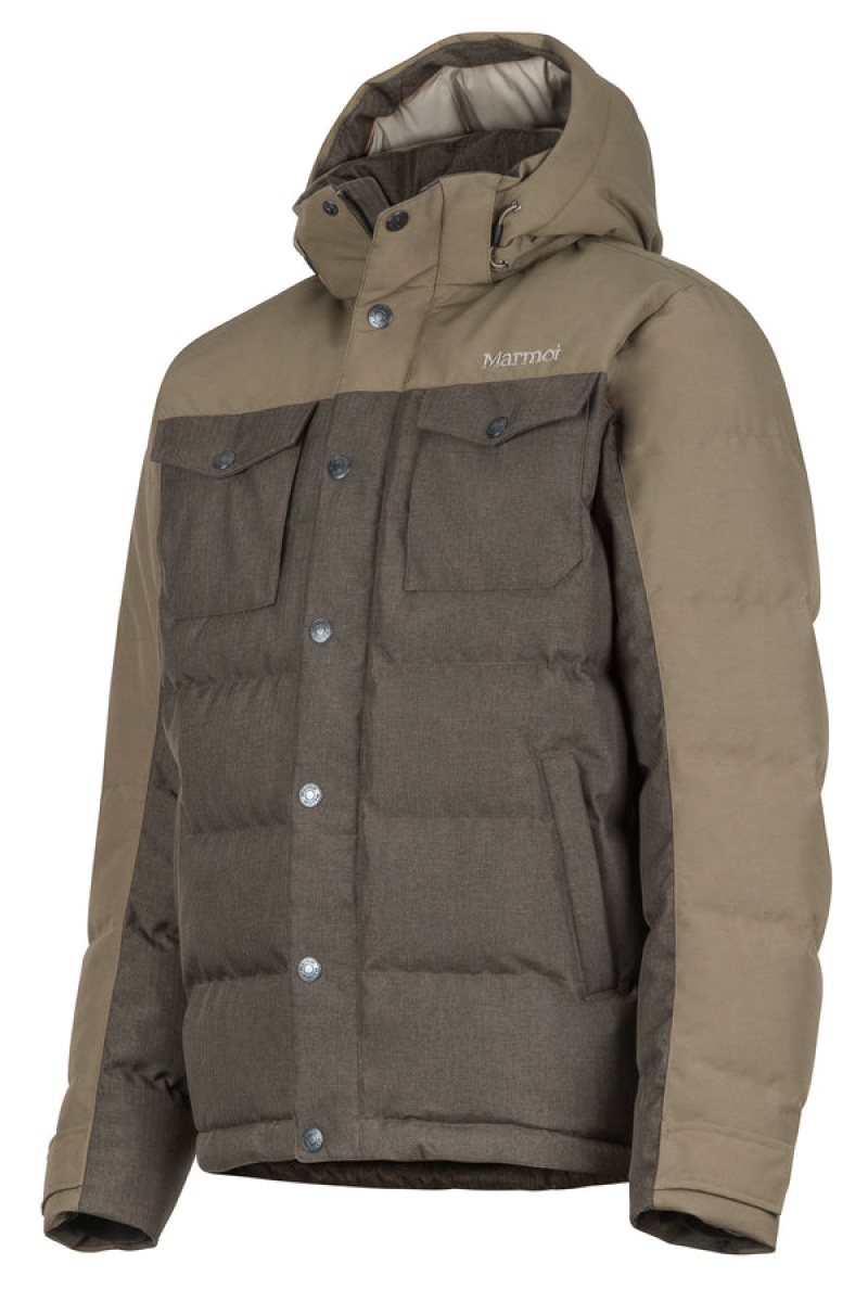 Chaquetas Marmot Fordham Hombre Verde | OYPG-53140