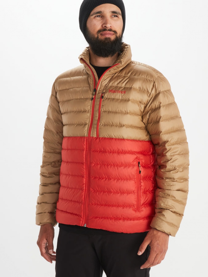 Chaquetas Marmot Highlander Hombre Rojas | HMLY-68097