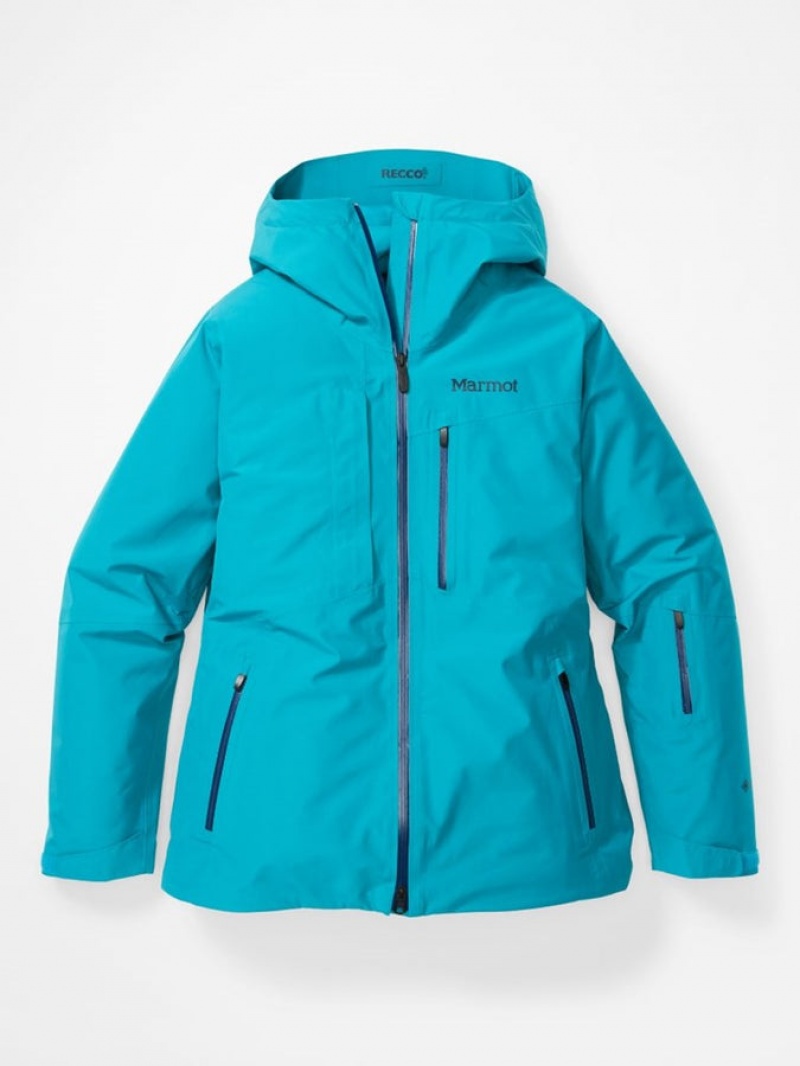 Chaquetas Marmot Lightray Gore-Tex® Mujer Azul Marino | XMTK-32459