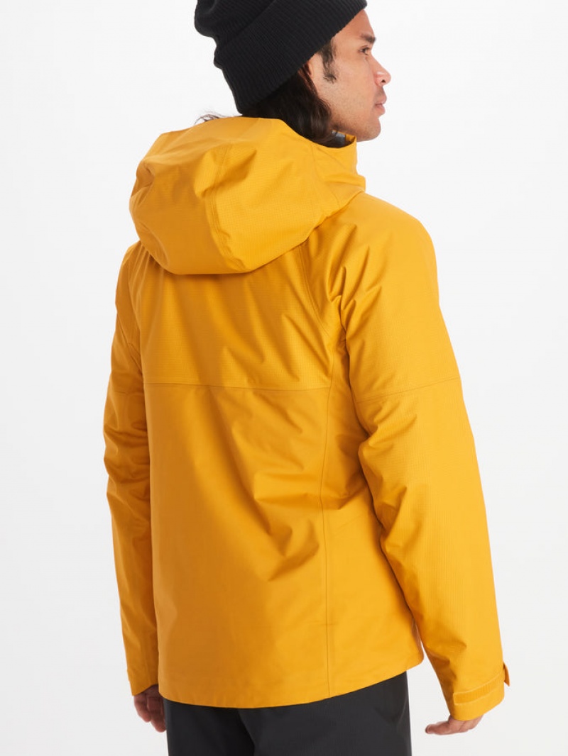 Chaquetas Marmot Mitre Peak Gore-Tex® Hombre Amarillo | WODC-07389