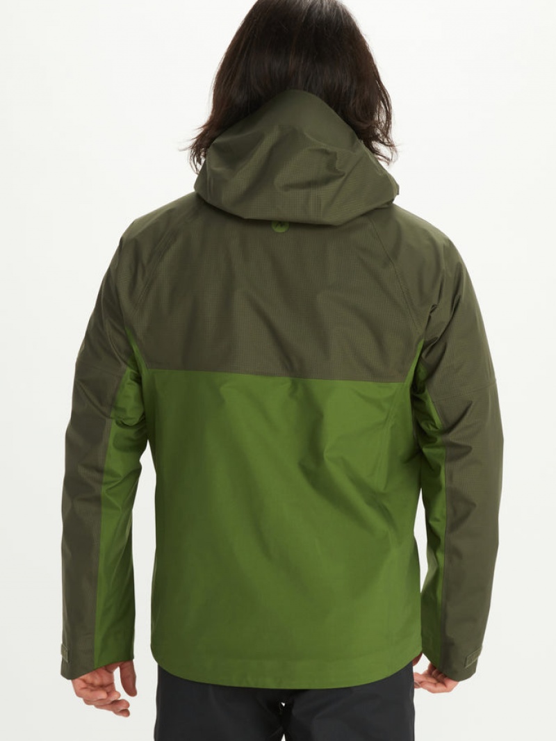 Chaquetas Marmot Mitre Peak Gore-Tex® Hombre Amarillo | WODC-07389