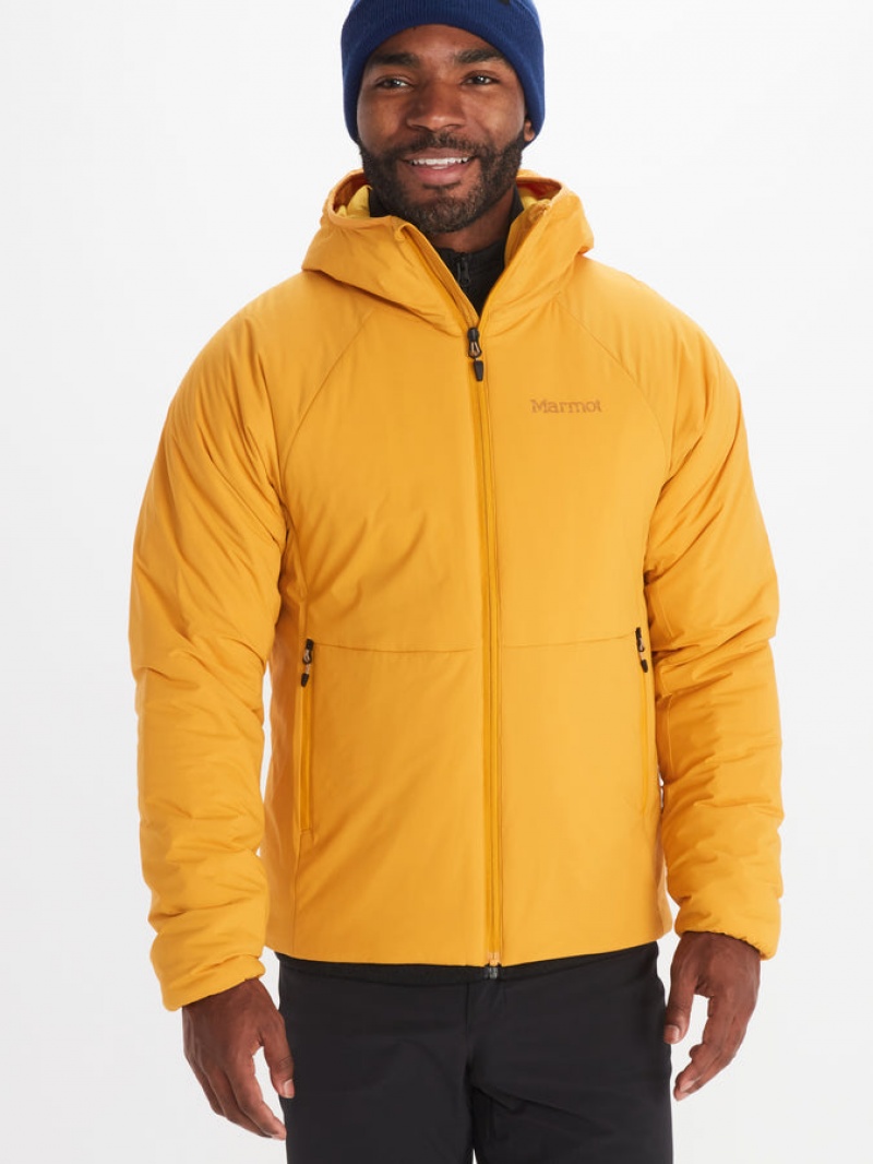 Chaquetas Marmot Novus Hombre Amarillo Doradas | CWQR-13598