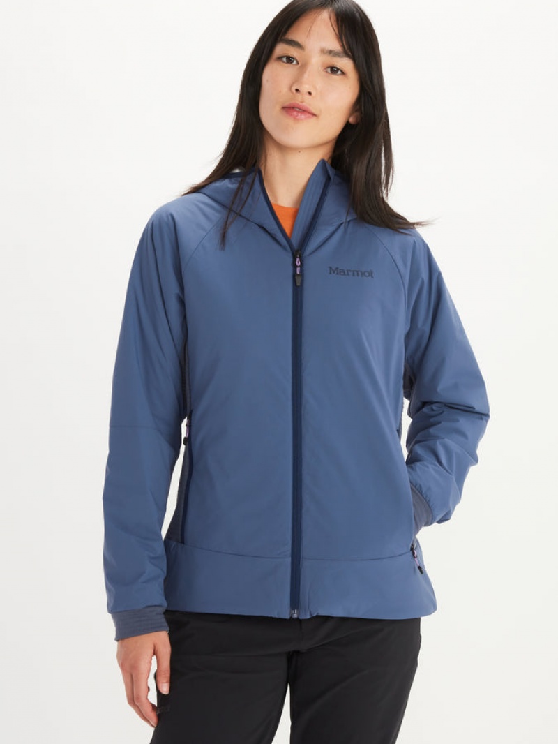 Chaquetas Marmot Novus Lt Híbrido Mujer Azul Real | BDVX-86017