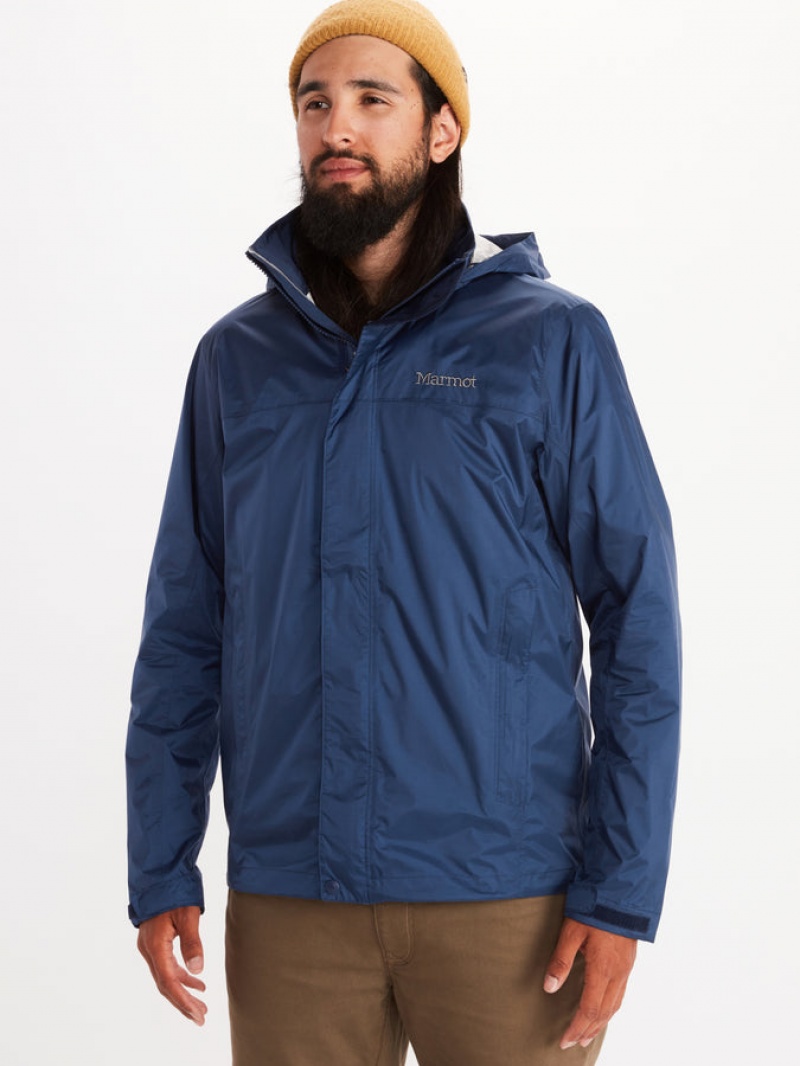 Chaquetas Marmot Precip Eco (Altas) Hombre Negras | OZJU-38756