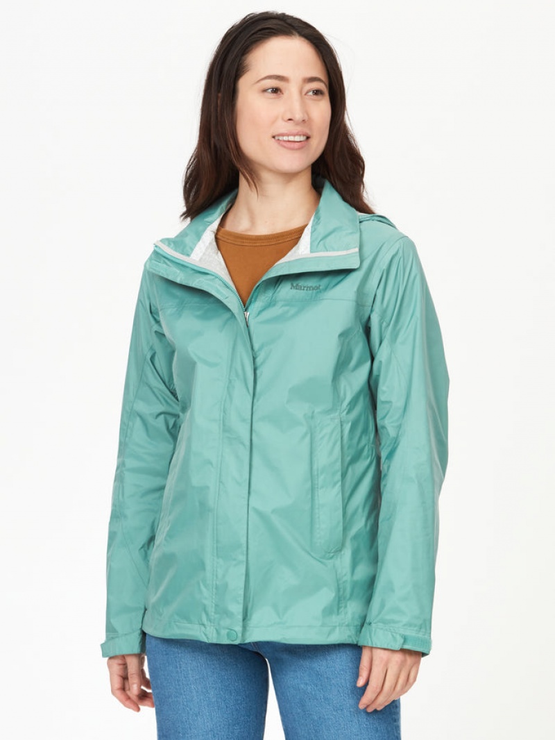 Chaquetas Marmot Precip Eco Mujer Azules | YHQR-89641