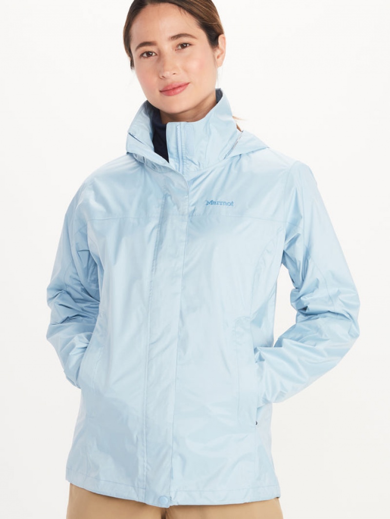 Chaquetas Marmot Precip Eco Mujer Azules | HOQM-27315