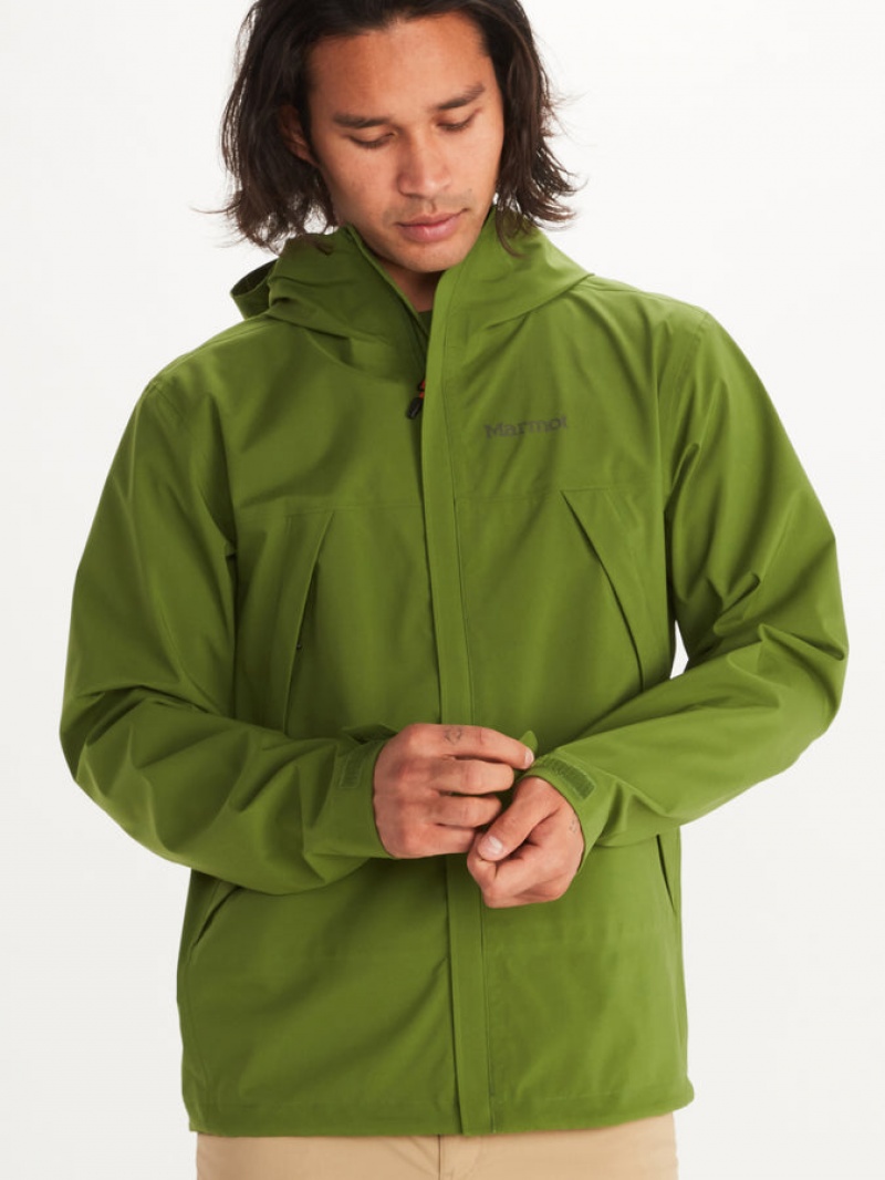 Chaquetas Marmot Precip® Eco Pro Hombre Verde | AJBU-86013