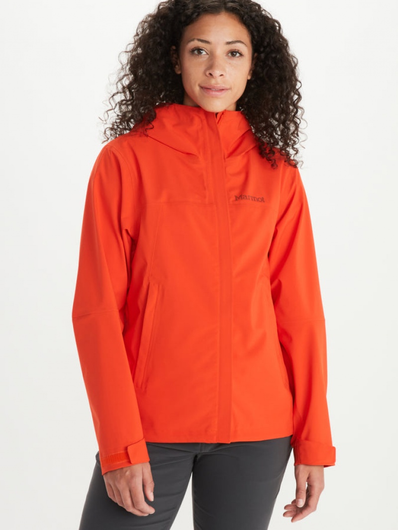 Chaquetas Marmot Precip® Eco Pro Mujer Naranjas | FXJZ-54918