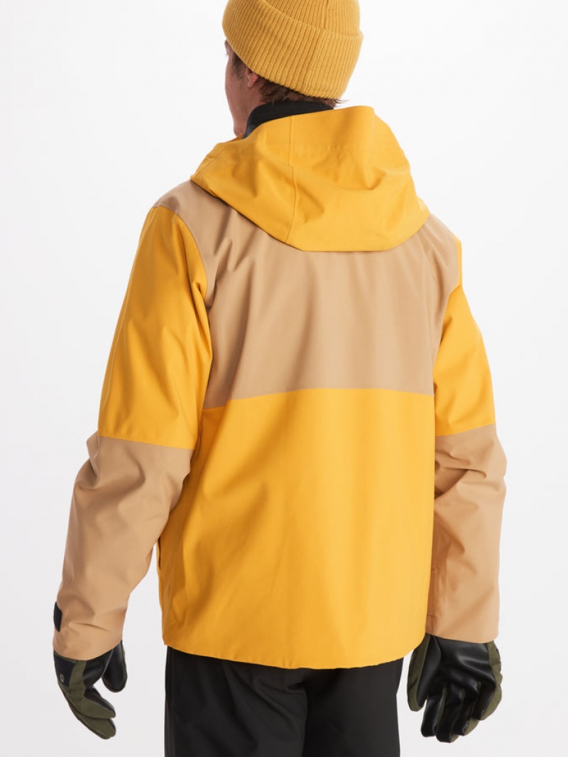 Chaquetas Marmot Refuge Hombre Amarillo Doradas | FKLY-97108