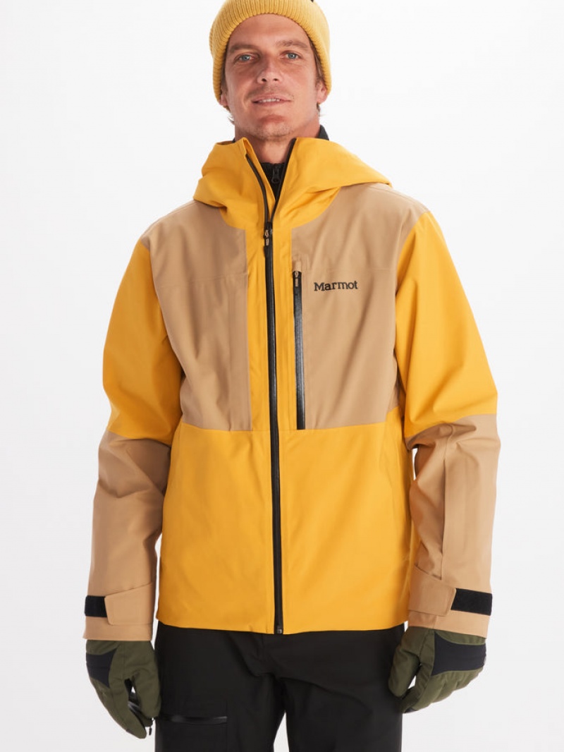 Chaquetas Marmot Refuge Hombre Amarillo Doradas | FKLY-97108