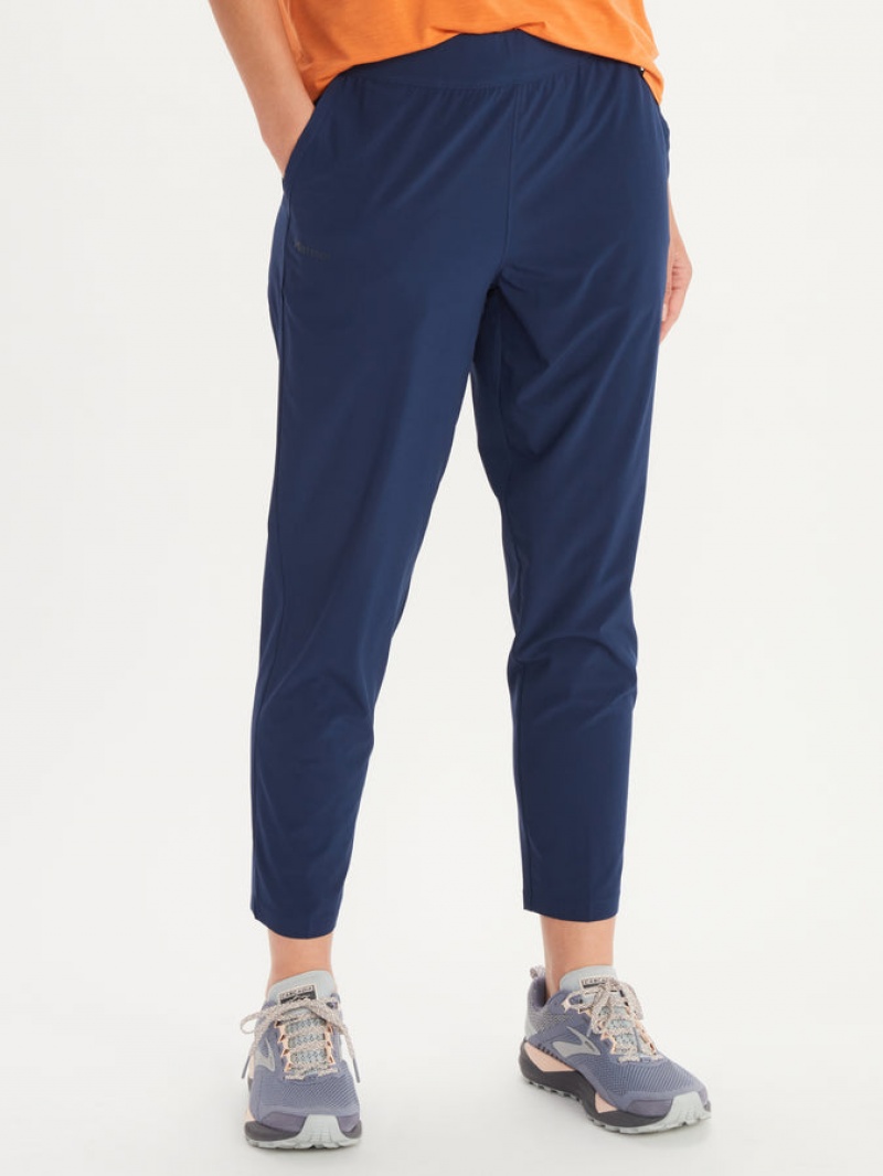 Pantalones Marmot Elda Crop Mujer Negras | KJMF-18047