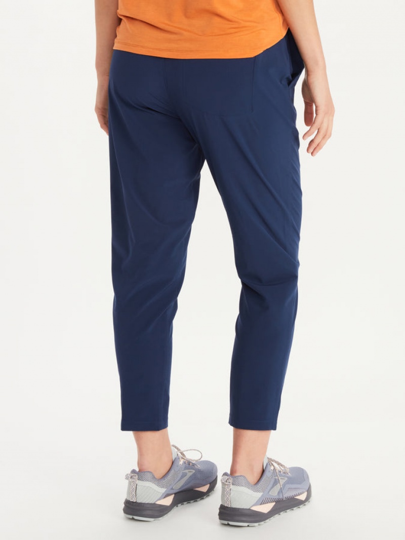 Pantalones Marmot Elda Crop Mujer Negras | KJMF-18047