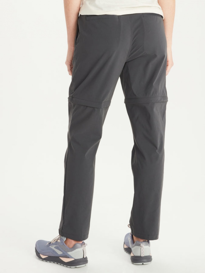 Pantalones Marmot Kodachrome Convertible Mujer Gris Oscuro | VWCE-75402