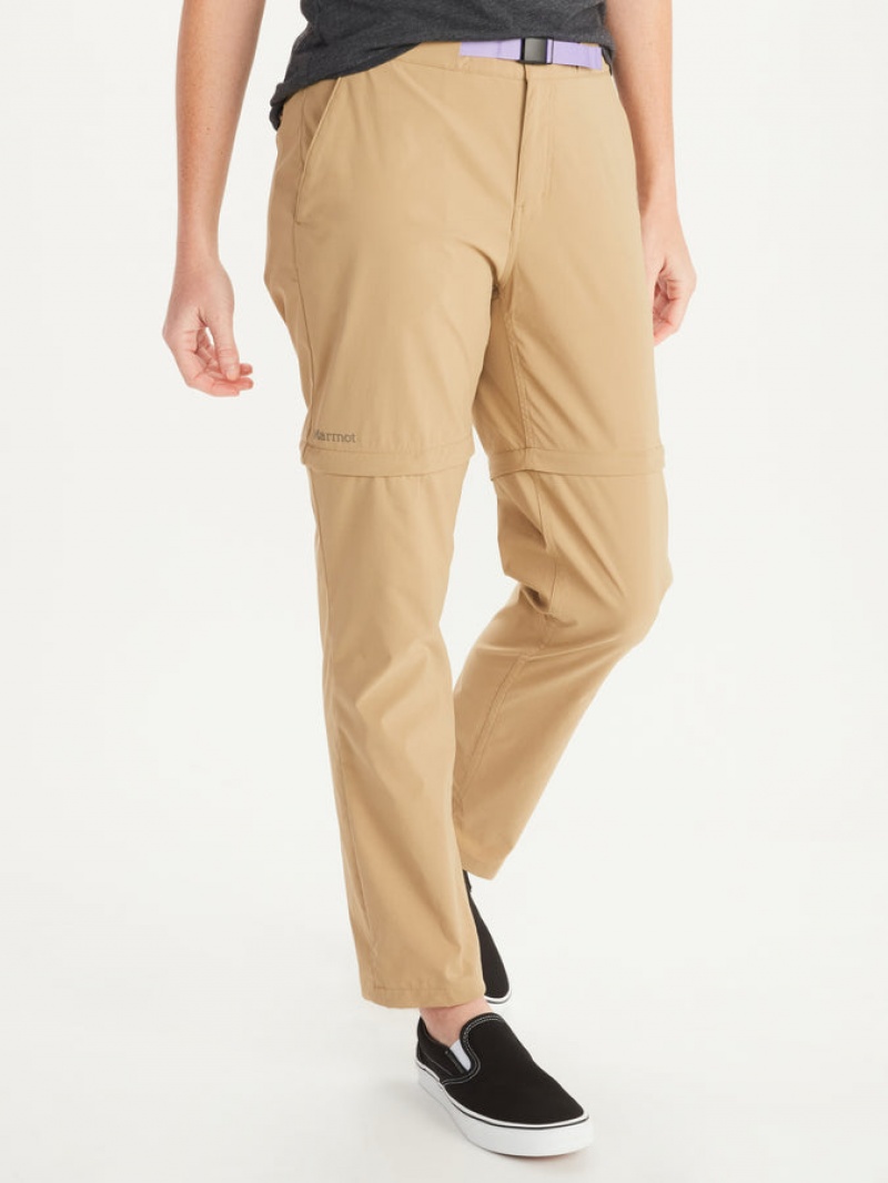 Pantalones Marmot Kodachrome Convertible Mujer Gris Oscuro | VWCE-75402