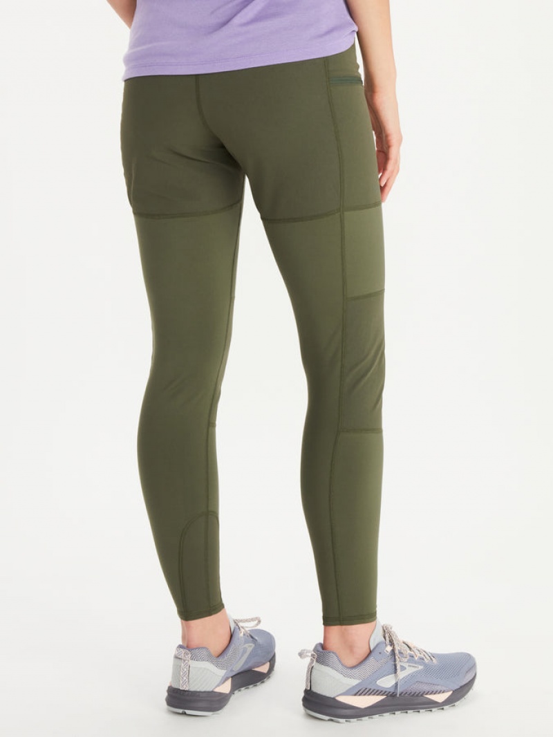 Pantalones Marmot Mountain Active Tight Mujer Negras | SPUV-65389