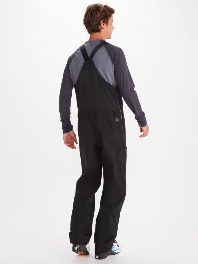 Pantalones Marmot Refuge Pro Bib Hombre Negras | VDSE-05921