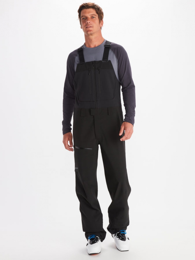 Pantalones Marmot Refuge Pro Bib Hombre Negras | VDSE-05921