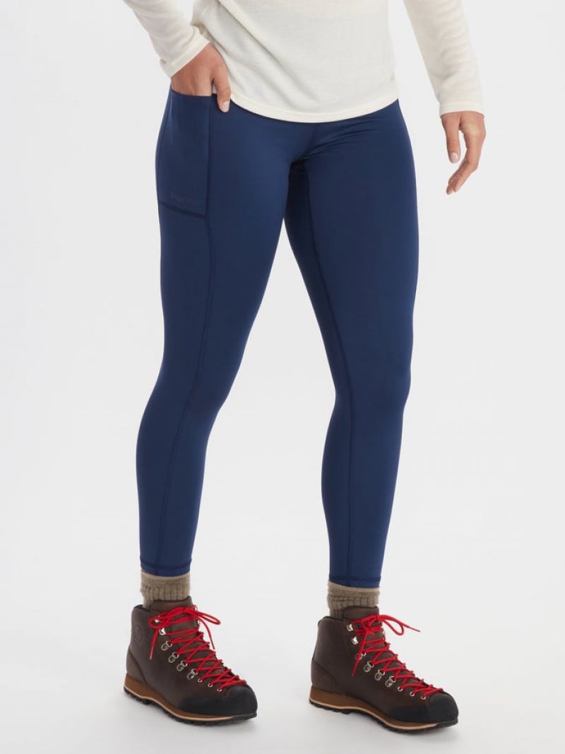 Pantalones Marmot Rock Haven 7/8 Tight Mujer Negras | PORT-70832