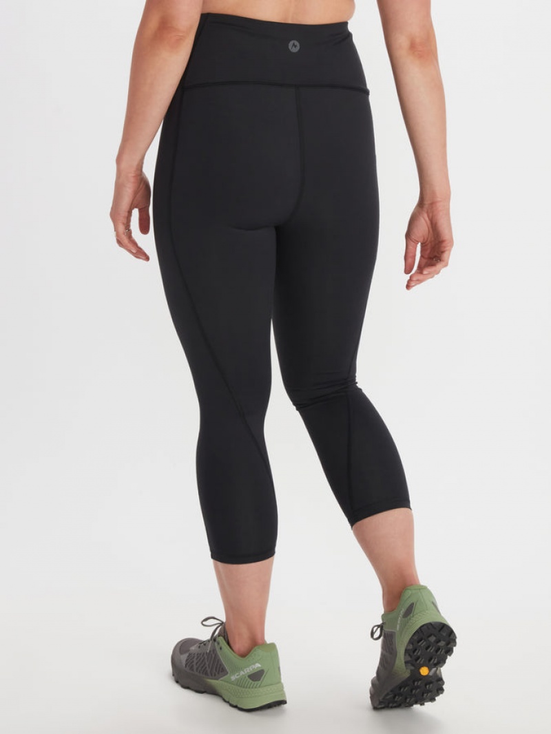 Pantalones Marmot Rock Haven 7/8 Tight Mujer Negras | KCMQ-46529