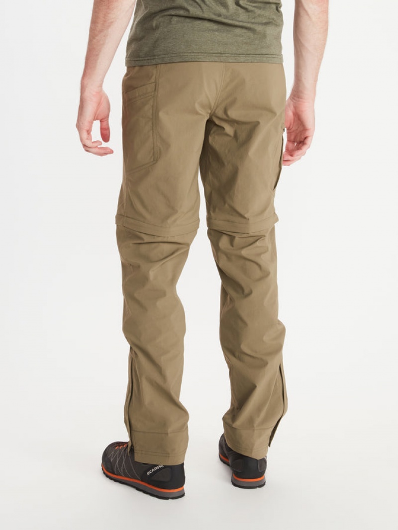 Pantalones Marmot Transcend Convertible Hombre Kaki | KGFS-58430