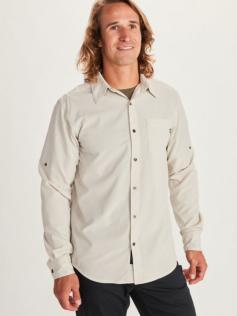 Tops Marmot Aerobora Hombre Gris | QNHY-07349