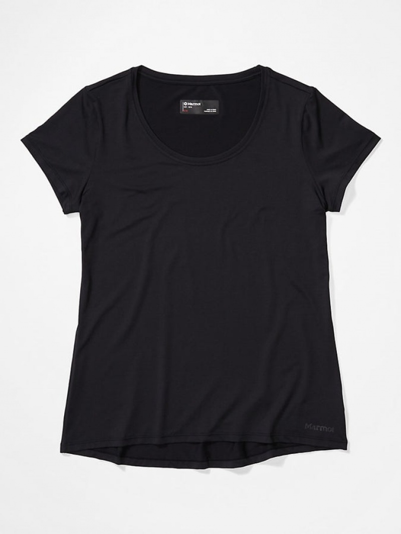 Tops Marmot All Around Mujer Negras | FEJT-38740