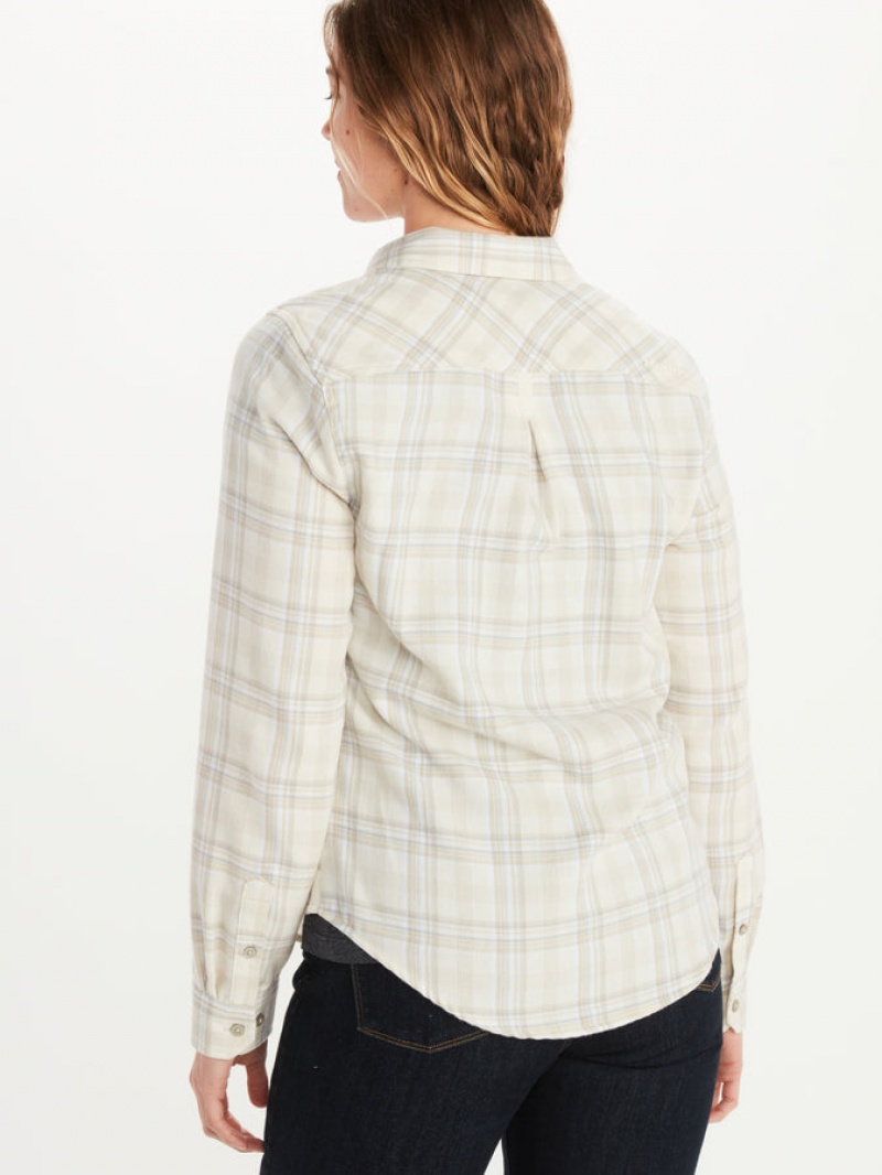 Tops Marmot Bridget Midwt Flannel Mujer Azules | NTOP-47261