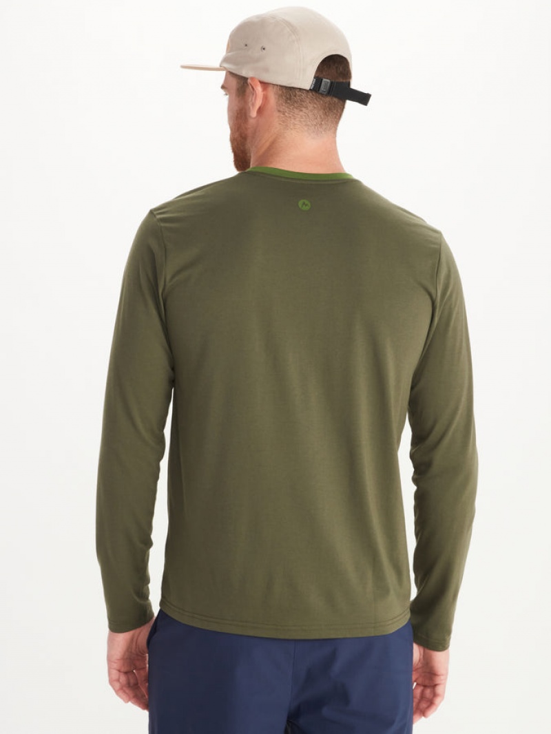 Tops Marmot Crossover Hombre Negras | JNXU-35786