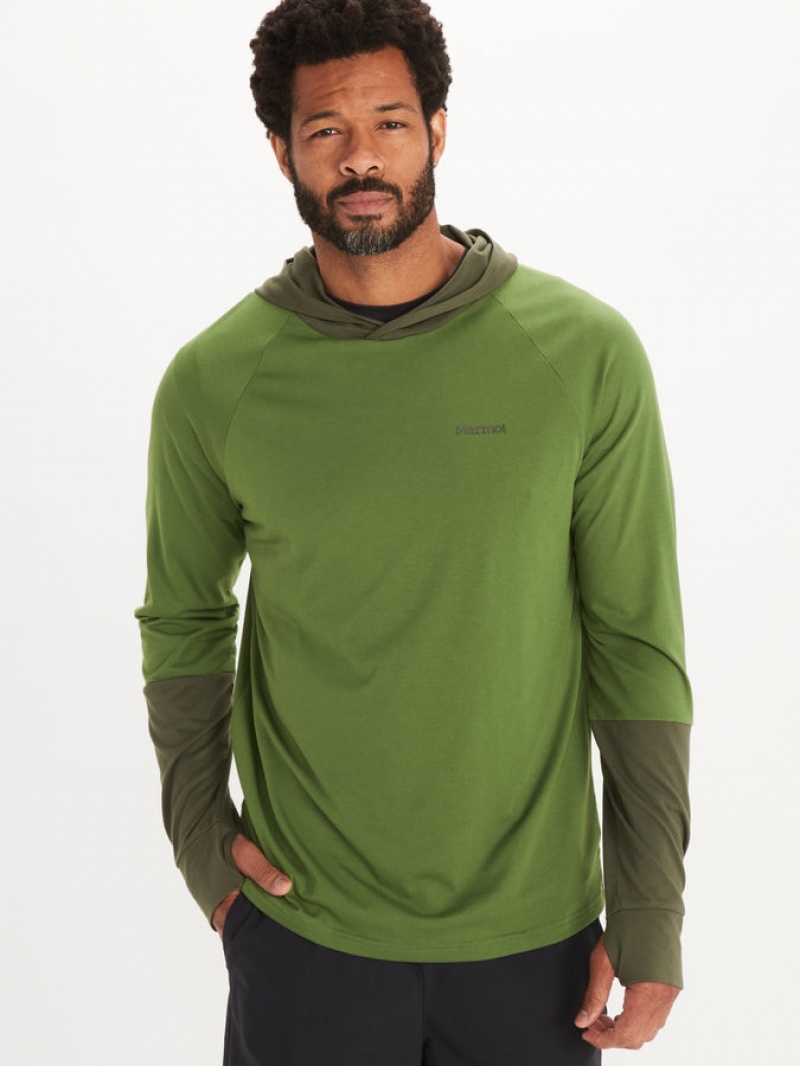 Tops Marmot Crossover Hombre Negras | MASU-31279