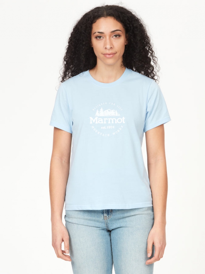 Tops Marmot Culebra Peak Mujer Azul Marino | RLJV-71354