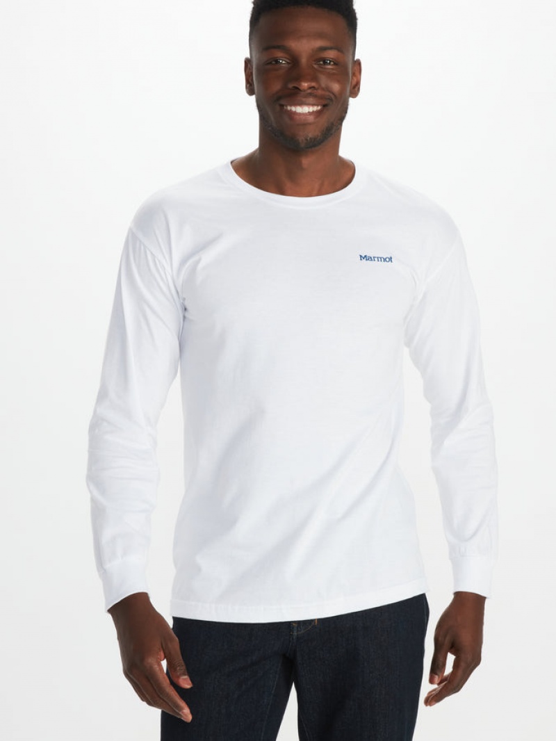 Tops Marmot Mount Marmot Hombre Blancas | XVAW-91472