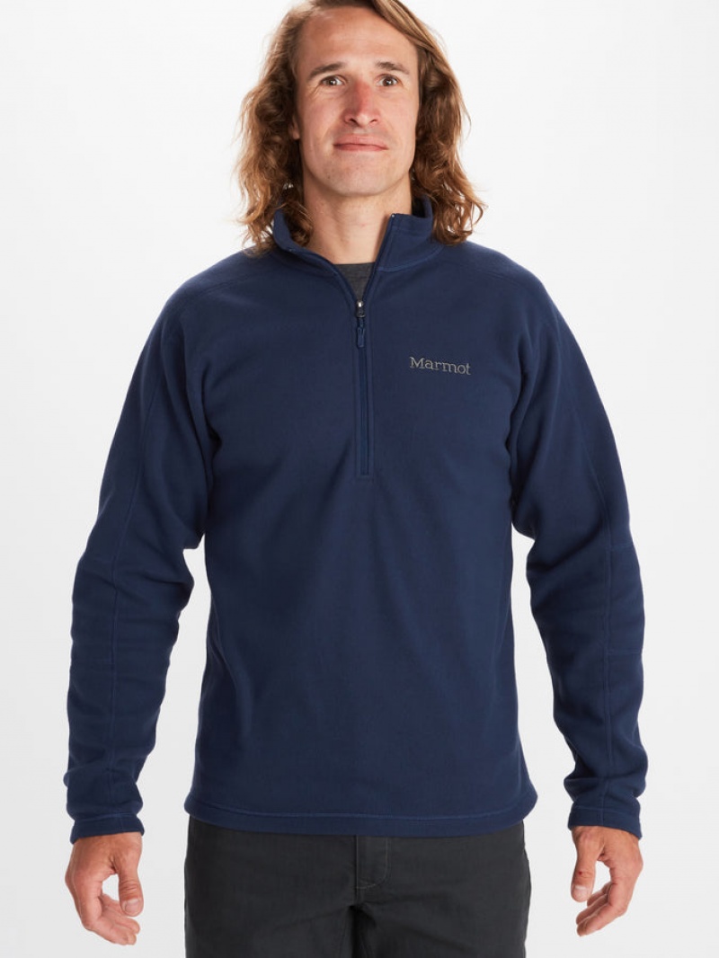 Tops Marmot Rocklin 1/2 Zip Hombre Verde | BQUG-03471