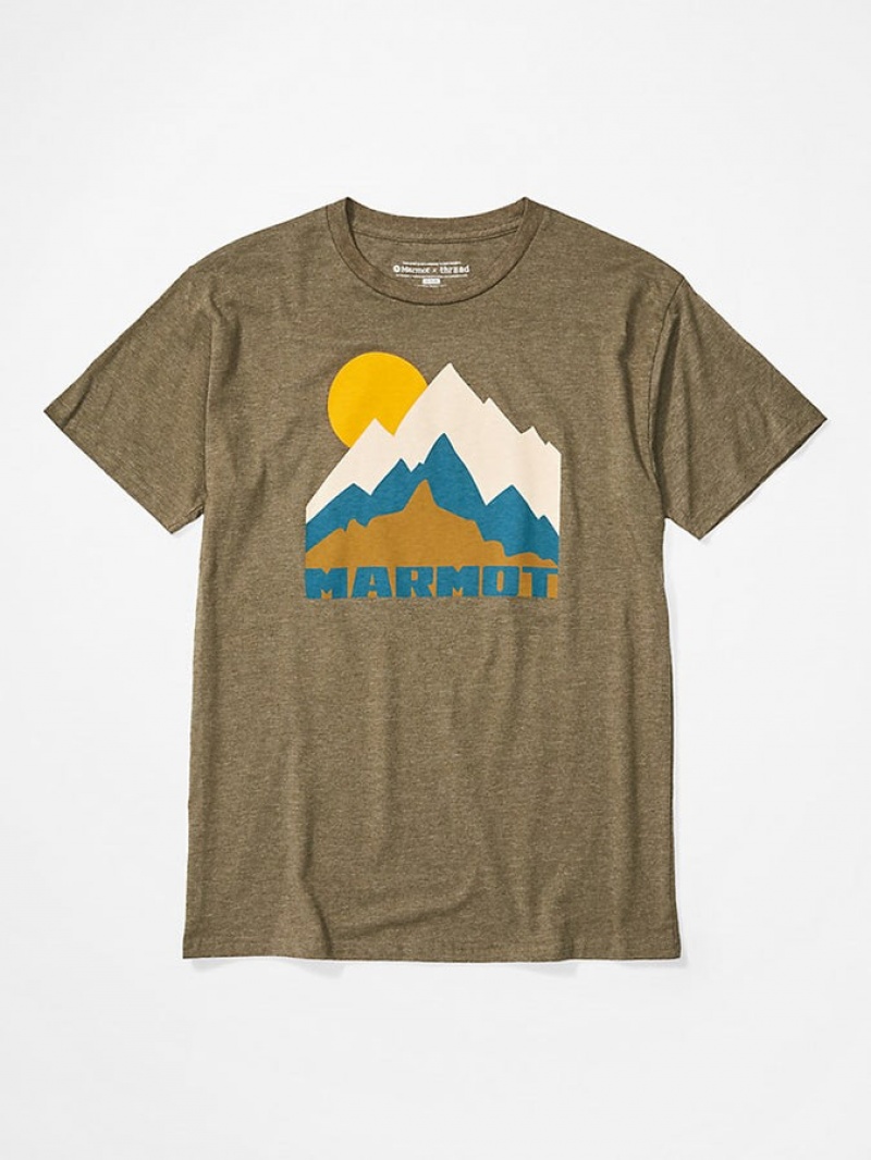 Tops Marmot Tower Hombre Verde Oliva | UIJC-90415