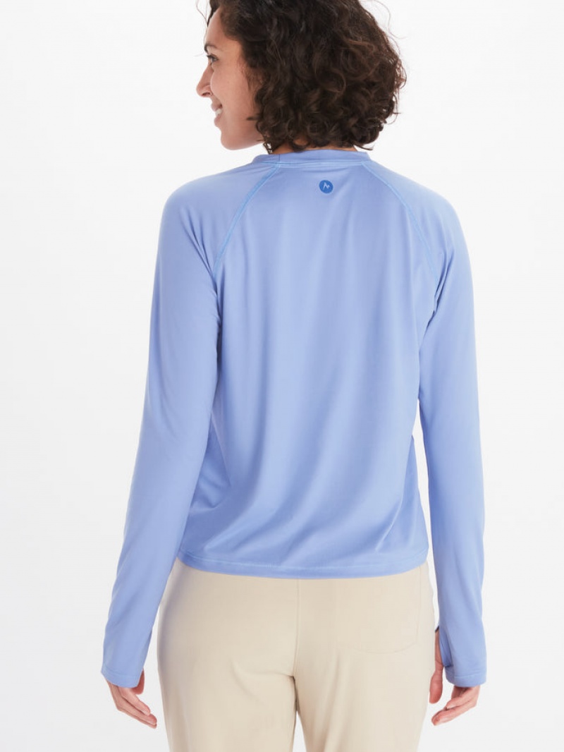 Tops Marmot Windridge Mujer Azules | JPBX-43678