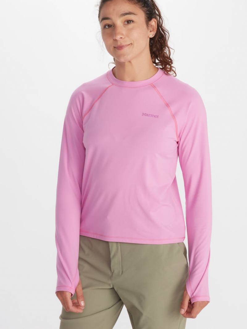 Tops Marmot Windridge Mujer Azules | JPBX-43678